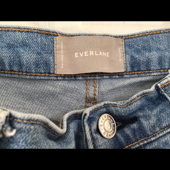Everlane highrise blue skinny jean size 30 - Picture 4 of 8